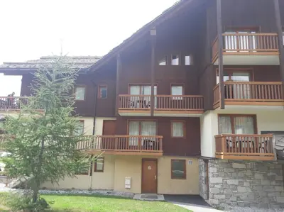 Balcon ou terrasse dans l'établissement Résidences de luxe Les Alpages Val Cenis - 4 pers