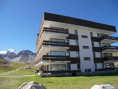 Vue générale sur la montagne ou vue sur la montagne depuis l'appartement