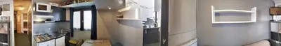 Cuisine ou kitchenette dans l'établissement MyHome - Plein Soleil 36 - Studio cabine 4 pax ski in&out
