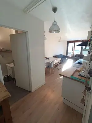 Cuisine ou kitchenette dans l'établissement 2 PIECES 45m2 6PERS VAL CLARET