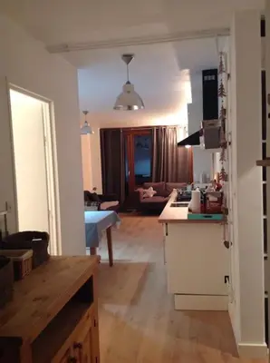 Cuisine ou kitchenette dans l'établissement 2 PIECES 45m2 6PERS VAL CLARET