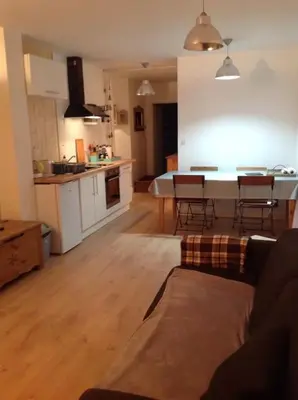 Cuisine ou kitchenette dans l'établissement 2 PIECES 45m2 6PERS VAL CLARET