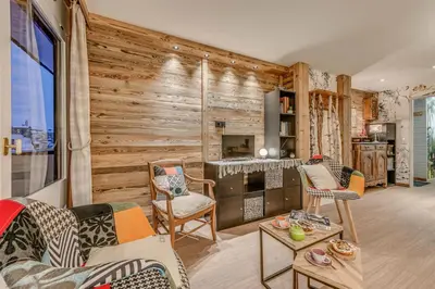Cuisine ou kitchenette dans l'établissement Résidence Glaciers - 2 pièces 4/5 personnes - 39m² - Sud MAE-5334