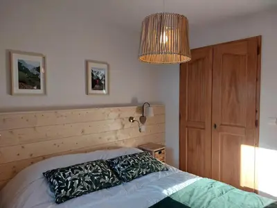 Un ou plusieurs lits dans un hébergement de l'établissement Résidence L'iseran - Charmant appartement de 3 pièces dans une résidence proche des pistes dans le quartier du Chantel. MAE-5324