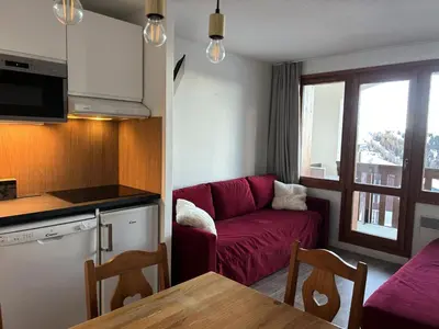 Plan de l'établissement Résidence Licorne - Appartement chaleureux · Accès direct aux pistes · Vue pistes · Casier à skis MAE-7744