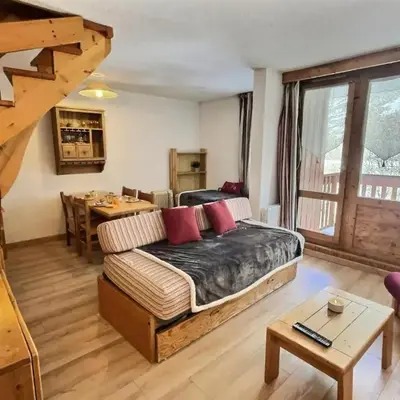 Résidence Hameaux De Val - Votre grand studio mezzanine avec garage couvert à 5 min des pistes MAE-1004