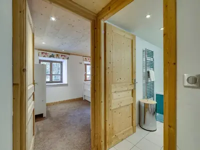 Salle de bains dans l'établissement L'Aigle du Laisinant duplex de 90m2 à Val d'Isere
