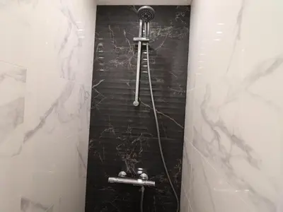 Salle de bains dans l'établissement Studio lumineux rénové avec balcon - Proche pistes - FR-1-502-443