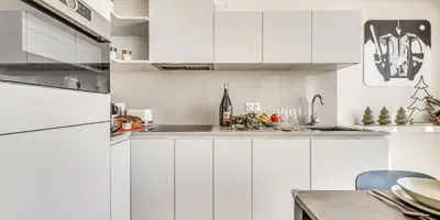 Cuisine ou kitchenette dans l'établissement Résidence Combe Folle - 2 Pièces pour 6 Personnes MAE-6854