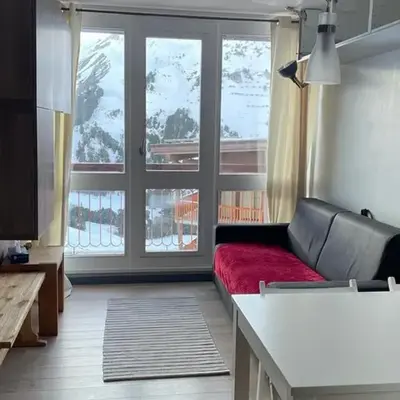 Appartement rénové au centre Les Arcs 2000 avec balcon - FR-1-346-548
