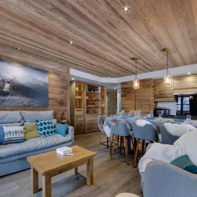Appartement skis aux pieds Arc 1950 avec Wi-Fi et bien-être - FR-1-686-27