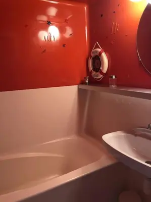 Salle de bains dans l'établissement Appartement Zen