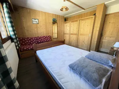 Un ou plusieurs lits dans un hébergement de l'établissement Résidence Soleil - Appartement rénové·Proche des pistes et des commer MAE-9394