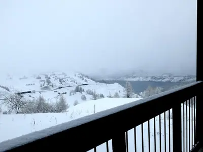 L'établissement Studio lumineux proche des pistes avec balcon et animaux admis - FR-1-502-474 en hiver
