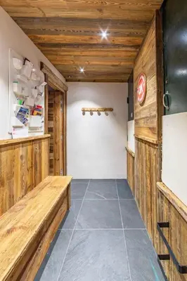 Cuisine ou kitchenette dans l'établissement Top floor appartment, ski in ski out, superb view