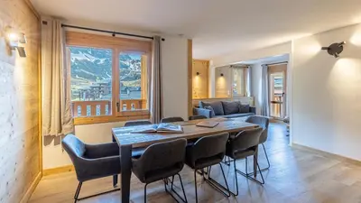 Coin salon dans l'établissement Résidence W 2050 - BELLE PLAGNE