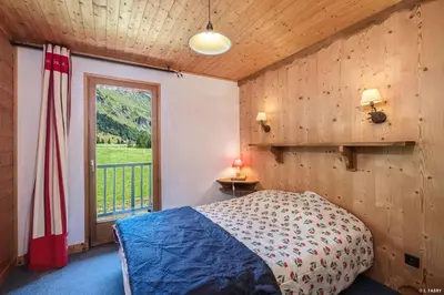 Un ou plusieurs lits dans un hébergement de l'établissement Chalet la Grande Motte