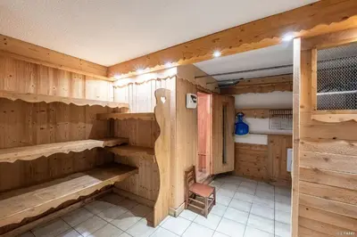 Cuisine ou kitchenette dans l'établissement Chalet la Grande Motte