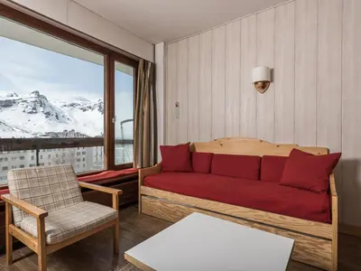 Vue générale sur la montagne ou vue sur la montagne depuis l'appartement