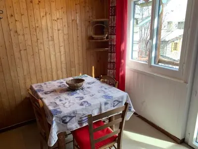 Un ou plusieurs lits dans un hébergement de l'établissement Le p'tit coin montagne
