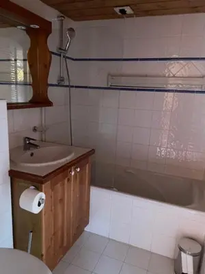 Salle de bains dans l'établissement Appartments in Tignes Ecrin des Neiges