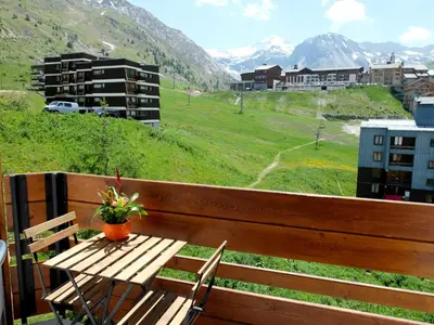 Vue générale sur la montagne ou vue sur la montagne depuis l'appartement