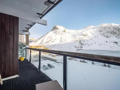 Vue générale sur la montagne ou vue sur la montagne depuis l'appartement