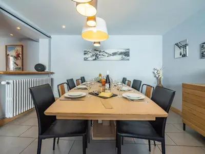 Plan de l'établissement Duplex rénové 10-12 pers, skis aux pieds, cheminée, WIFI, animaux admis - FR-1-502-482