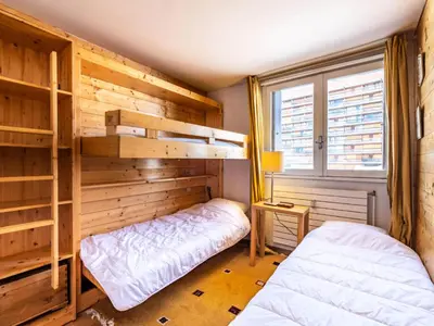 Un ou plusieurs lits dans un hébergement de l'établissement Résidence Shamrock - Appartement spacieux·Proche des pistes·WIFI·Balcon MAE-4974