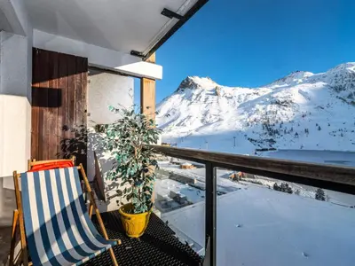 Vue générale sur la montagne ou vue sur la montagne depuis l'appartement