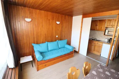 Cuisine ou kitchenette dans l'établissement Résidence Hauts Lieux - Grand studio ski aux pieds MAE-5004