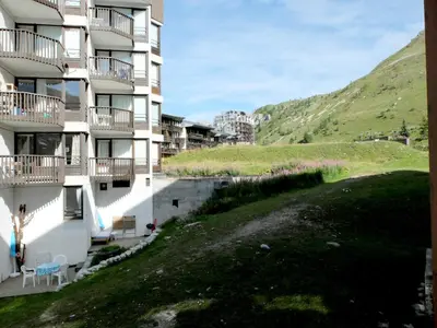 Vue générale sur la montagne ou vue sur la montagne depuis l'appartement