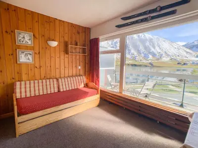 Vue générale sur la montagne ou vue sur la montagne depuis l'appartement