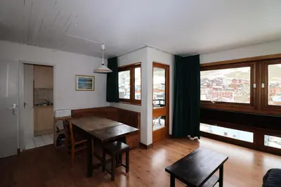 Plan de l'établissement Résidence Pontet B - 2 pièces au pied des pistes - quartier du Lavachet MAE-7164