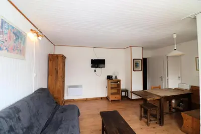 Coin salon dans l'établissement Résidence Pontet B - 2 pièces au pied des pistes - quartier du Lavachet MAE-7164