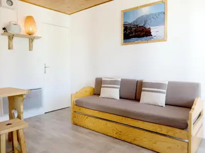 Coin salon dans l'établissement Résidence Savoy - Studio lumineux·Proche des pistes et des commerces MAE-7194