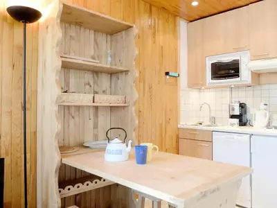 Cuisine ou kitchenette dans l'établissement Résidence Savoy - Studio lumineux·Proche des pistes et des commerces MAE-7194