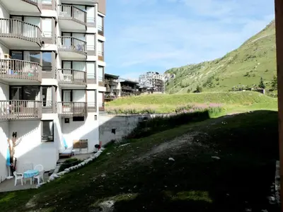 Vue générale sur la montagne ou vue sur la montagne depuis l'appartement