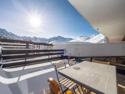 Vue générale sur la montagne ou vue sur la montagne depuis l'appartement