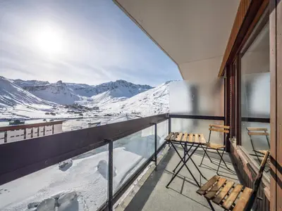 Vue générale sur la montagne ou vue sur la montagne depuis l'appartement