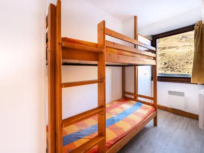Un ou plusieurs lits dans un hébergement de l'établissement Résidence Bec Rouge - Appartement spacieux·Skis aux pieds·Balcon MAE-9464