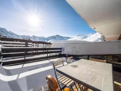 Vue générale sur la montagne ou vue sur la montagne depuis l'appartement