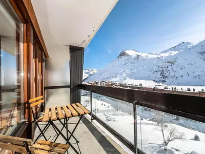Vue générale sur la montagne ou vue sur la montagne depuis l'appartement