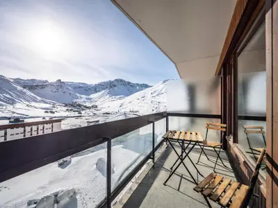 Vue générale sur la montagne ou vue sur la montagne depuis l'appartement