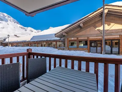 Vue générale sur la montagne ou vue sur la montagne depuis l'appartement