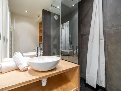 Salle de bains dans l'établissement Studio Home Club - Lavachet-9 by Interhome