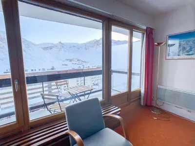 Vue générale sur la montagne ou vue sur la montagne depuis l'appartement