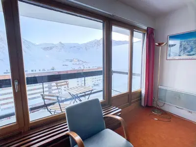 Vue générale sur la montagne ou vue sur la montagne depuis l'appartement